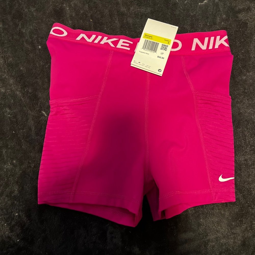 Nike Pro Pink Athletic Shorts small